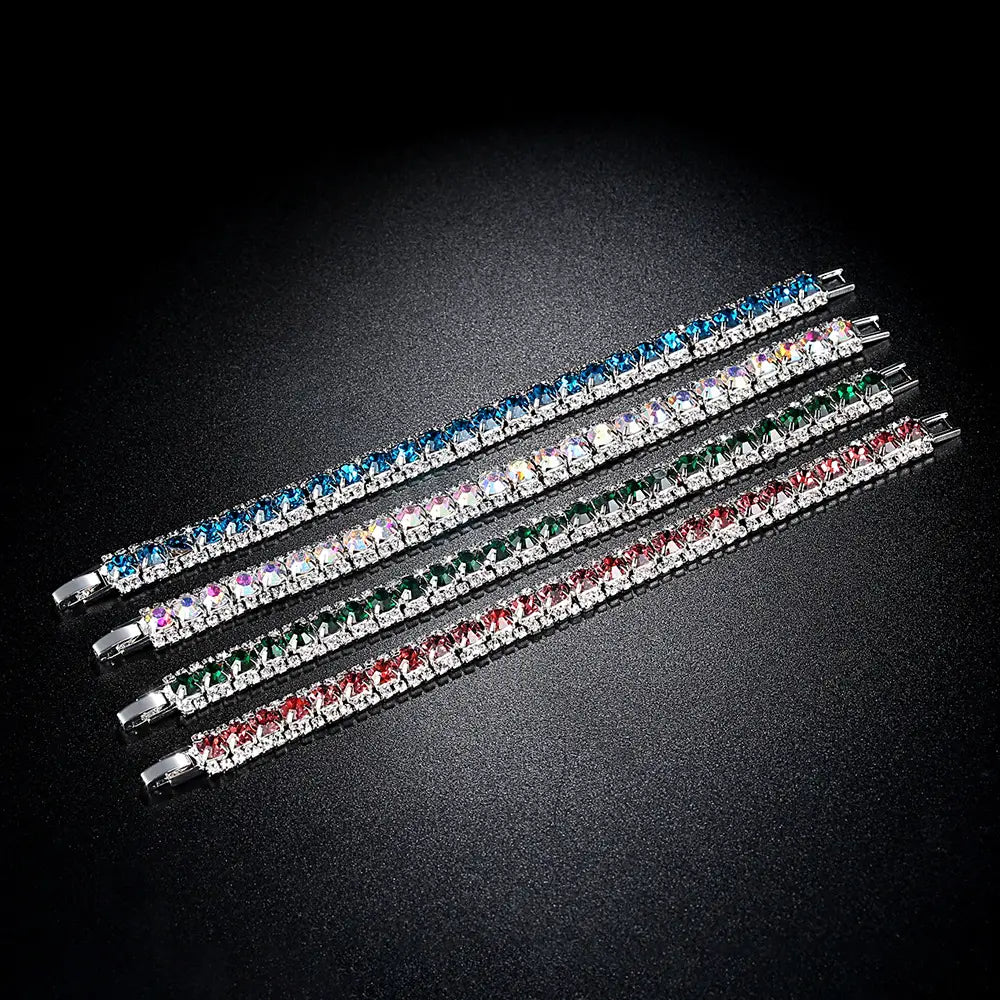 Blue Crystal Bracelet for Women – Wedding & Daily Wear