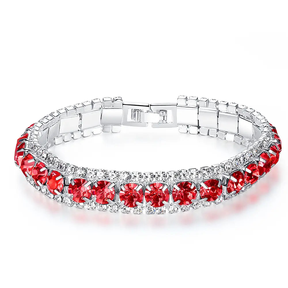 Blue Crystal Bracelet for Women – Wedding & Daily Wear