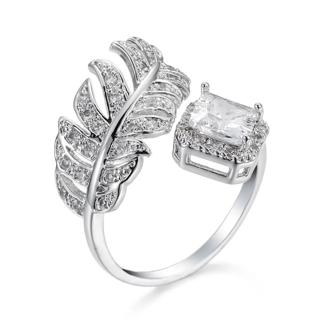 Adjustable Zircon Horse Eye Ring for Daily Wear