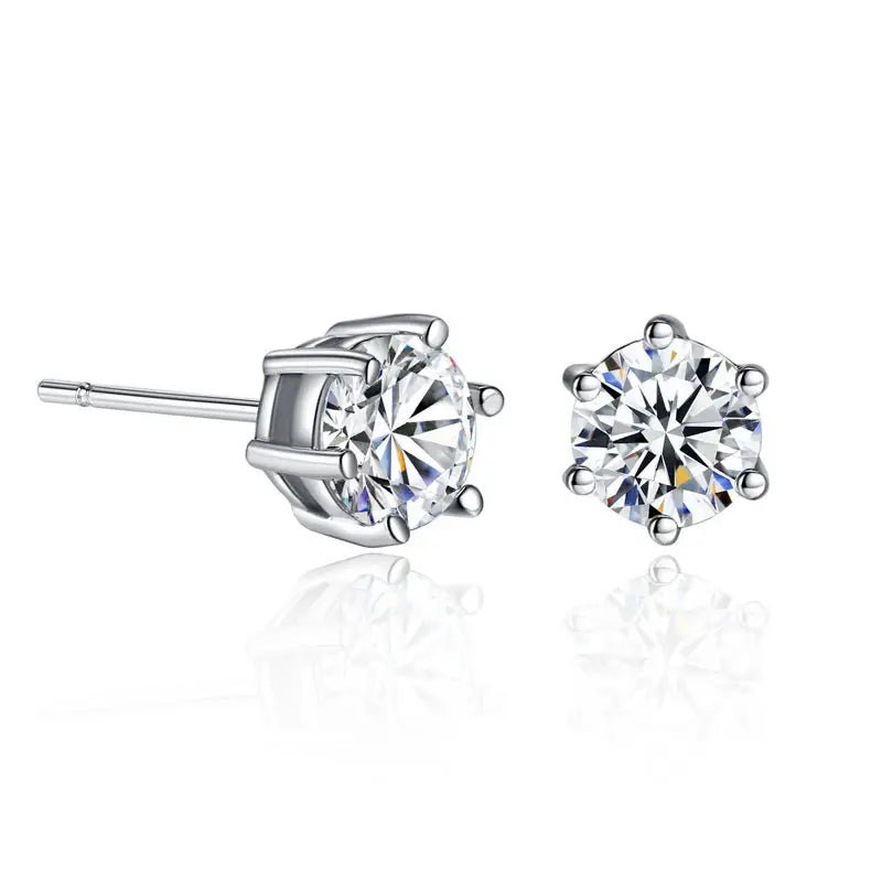 Silver Toned Zircon Ring & Pendant Set